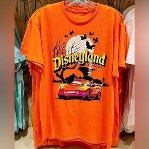 Disney Parks Disneyland Pixar Lightning McQueen Halloween Adult T-Shirt Med NWT